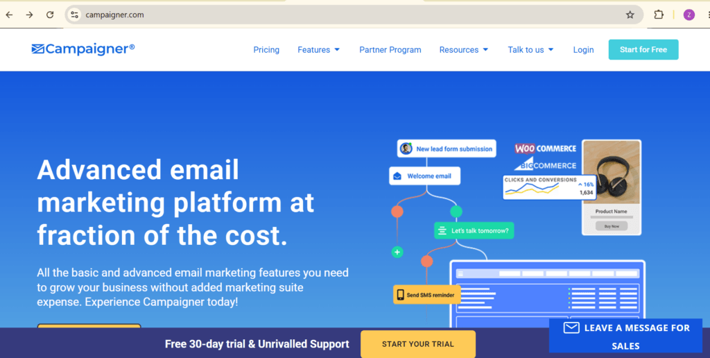 Campaigner Email Marketing Review and Pricing in 2026